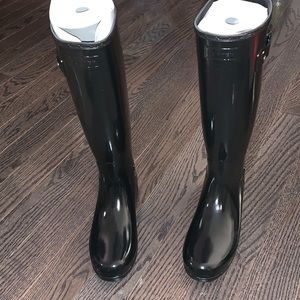Brand New-Hunter Original Refined Wide Fit Rain Boots - Size 7